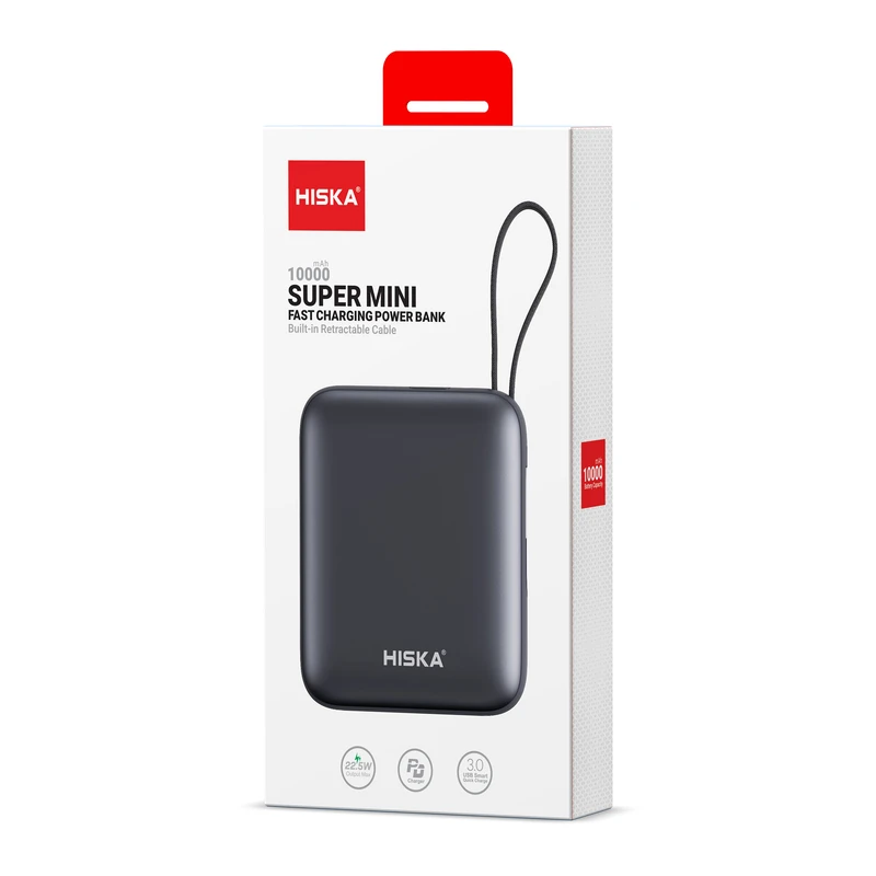 پاوربانک 22.5 وات هیسکا مدلHiska HP-131PD ظرفیت 10000 میلی آمپر ساعت — تصویر ۵