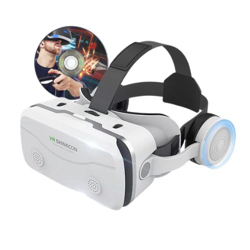 هدست واقعیت مجازی شاینکن G15E همراه پکیج بازی‌ها و فیلم‌های واقعیت مجازی VR — تصویر ۲