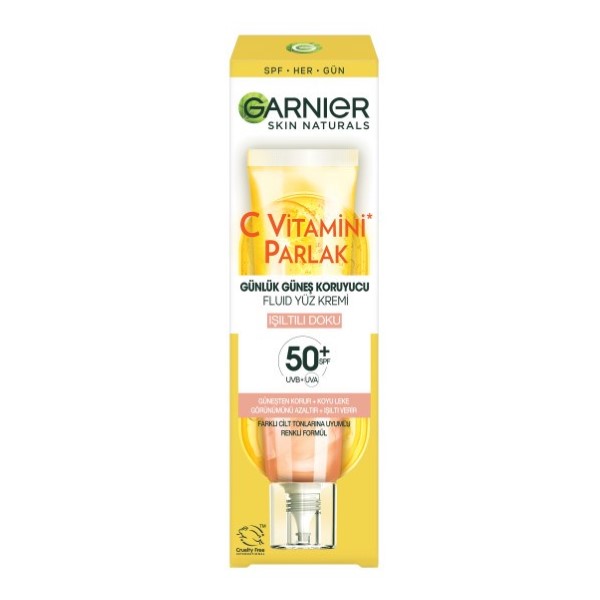 ضد آفتاب ضد لک فلوئیدی رنگی گارنیر SPF 50