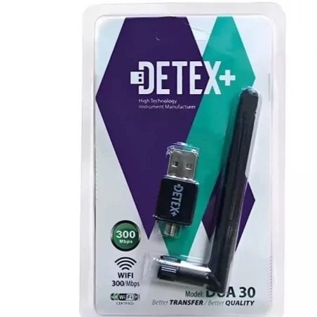 دانگل وای فای کارت شبکه اکسترنال دیتکس مدل DETEX+ DUA30 — تصویر ۲