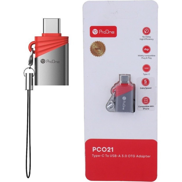 مبدل USB3.0 OTG به TYPE-C پرووان مدل ProOne PCO21