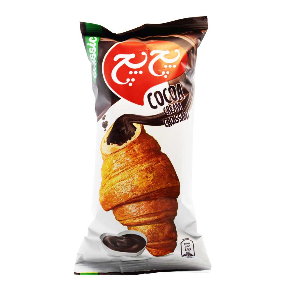 کروسان پچ پچ PECH PECH با مغز کرم کاکائو وزن 70 گرم