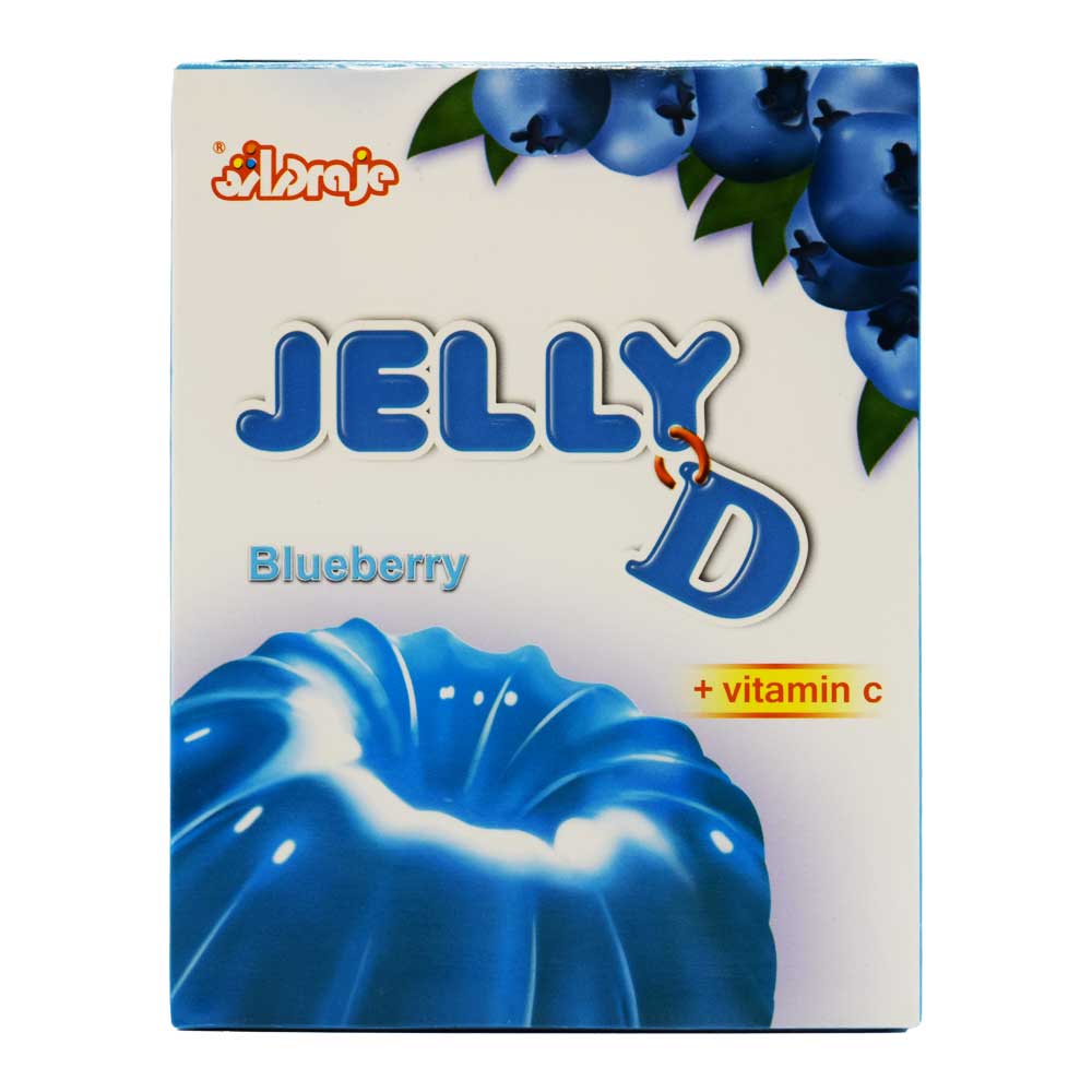 پودر ژله جلید JELLYD با طعم بلوبری وزن 100 گرم