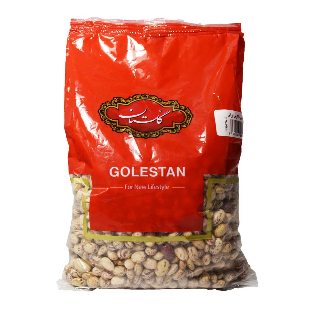 لوبیا چیتی گلستان GOLESTAN وزن 700 گرم