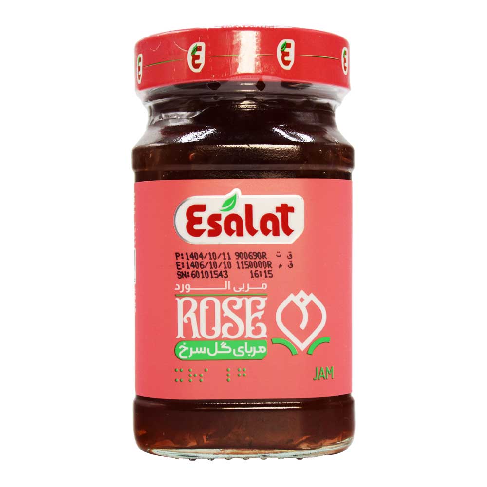 مربا گل سرخ اصالت ESALAT وزن 310 گرم