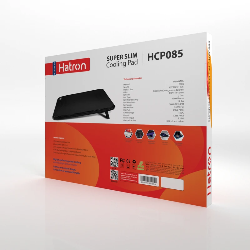 فن لپ تاپ هترون (Hatron) مدل HCP085 — تصویر ۴
