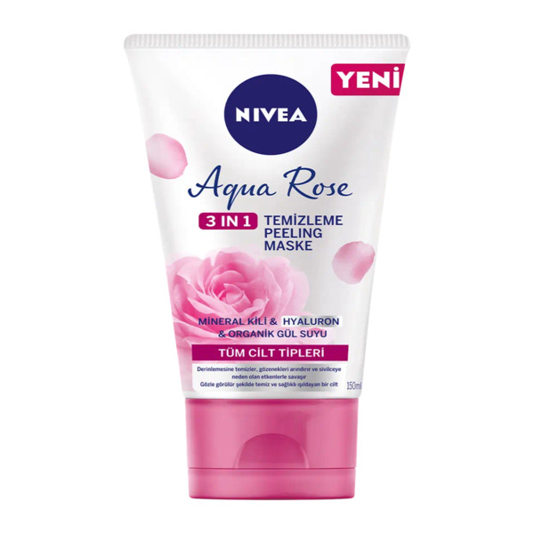 ماسک پیلینگ و اسکراب صورت نیوآ مدل AQUA ROSE حجم 150 میل