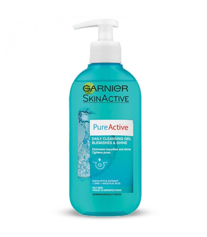 ژل شستشوی پوست چرب گارنیر مدل PURE ACTIVE حجم 200 میلی لیتر