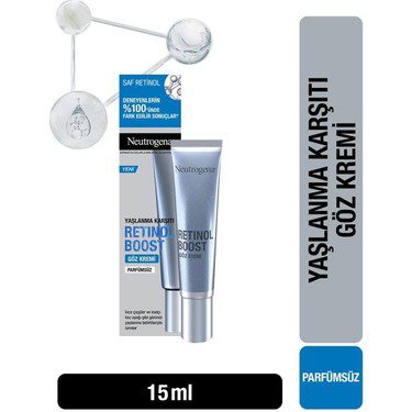 کرم ضد چروک دور چشم نوتروژینا RETINOL BOOST حجم 15 میلی لیتر — تصویر ۳