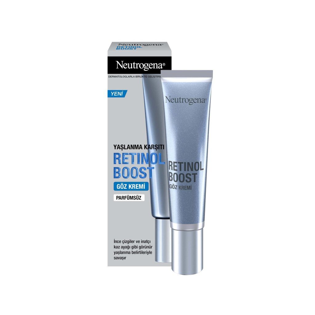 کرم ضد چروک دور چشم نوتروژینا RETINOL BOOST حجم 15 میلی لیتر
