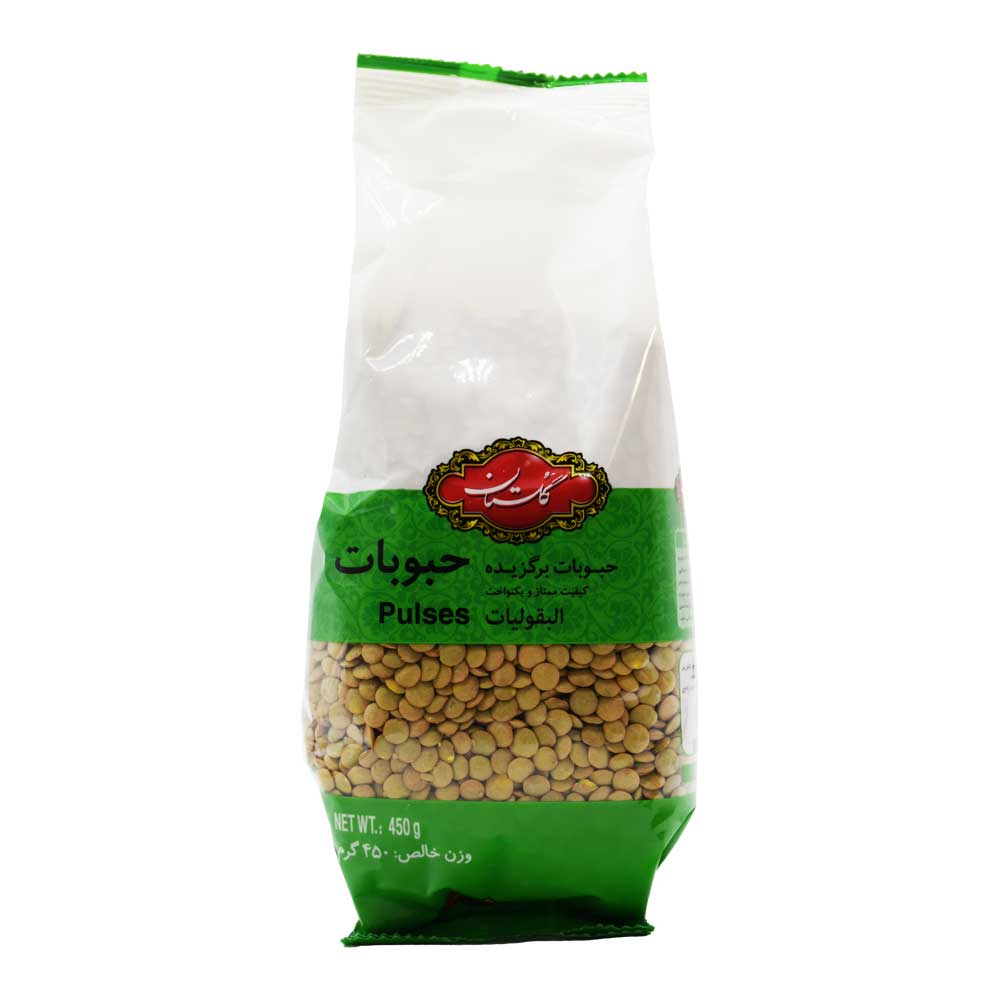 عدس گلستان GOLESTAN وزن 450 گرم