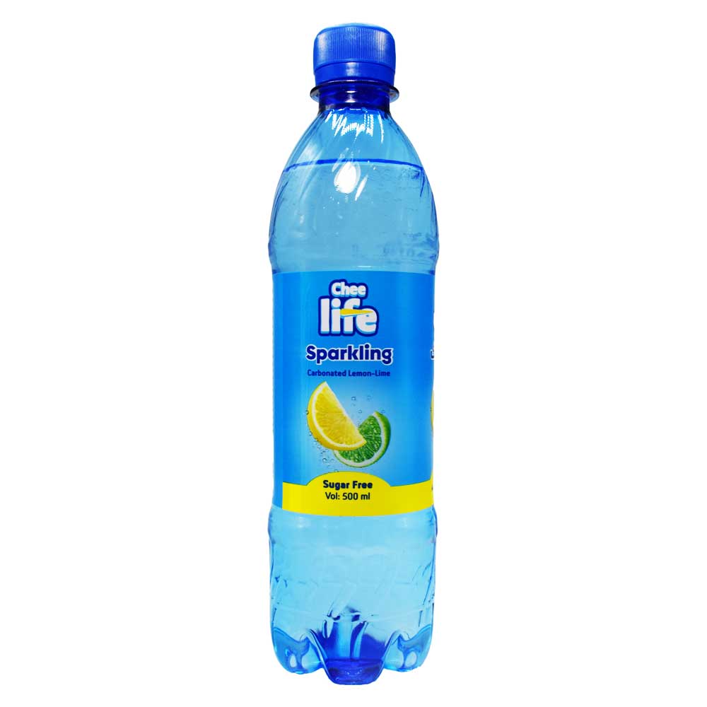 آب گازدار لیمویی بدون شکر چی لایف CHEELIFE حجم 500 میلی لیتر