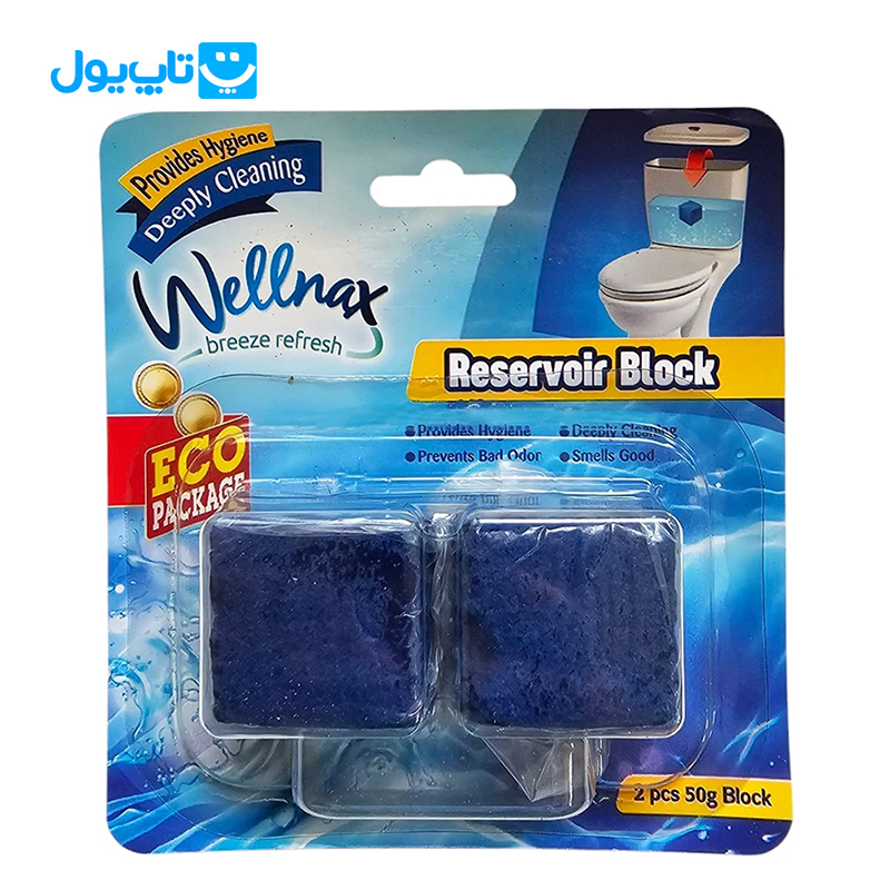 قرص جرم‌گیر توالت فرنگی ولناکس Wellnax مدل Deeply Cleaning بسته 2 عددی — تصویر ۲