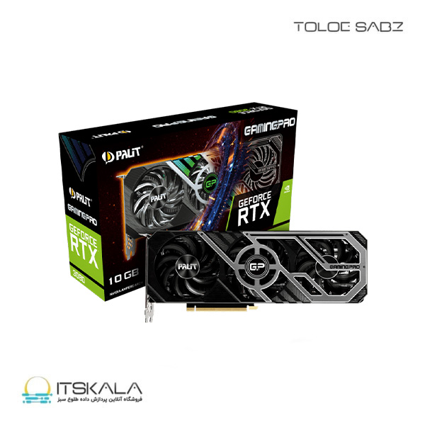 کارت گرافیک پلیت مدل NVIDIA GeForce RTX™ 3080 GamingPro 10GB