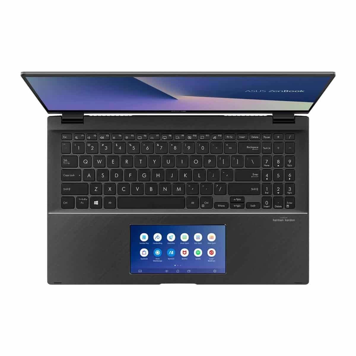 لپ تاپ ایسوس Asus Zenbook Flip ux563f core i7-10510u 16 512 4g gtx1050 قلم دار لمسی 360 درجه — تصویر ۶