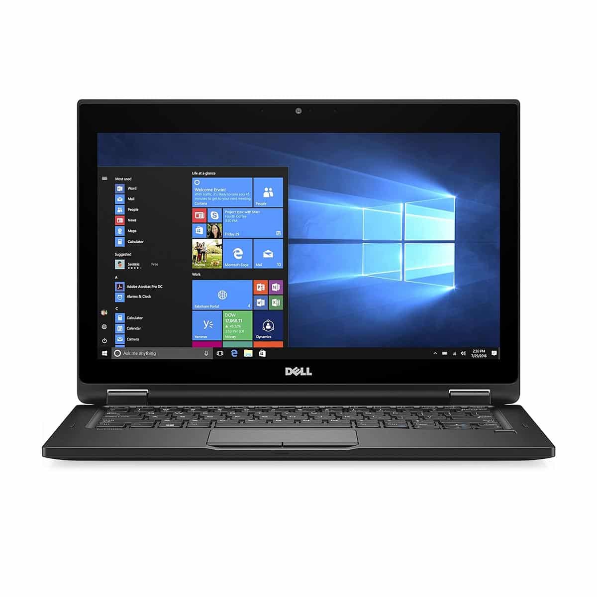 لپ تاپ استوک دل DELL Latitude 5289 core i7-7600u 16 256 intel لمسی 360