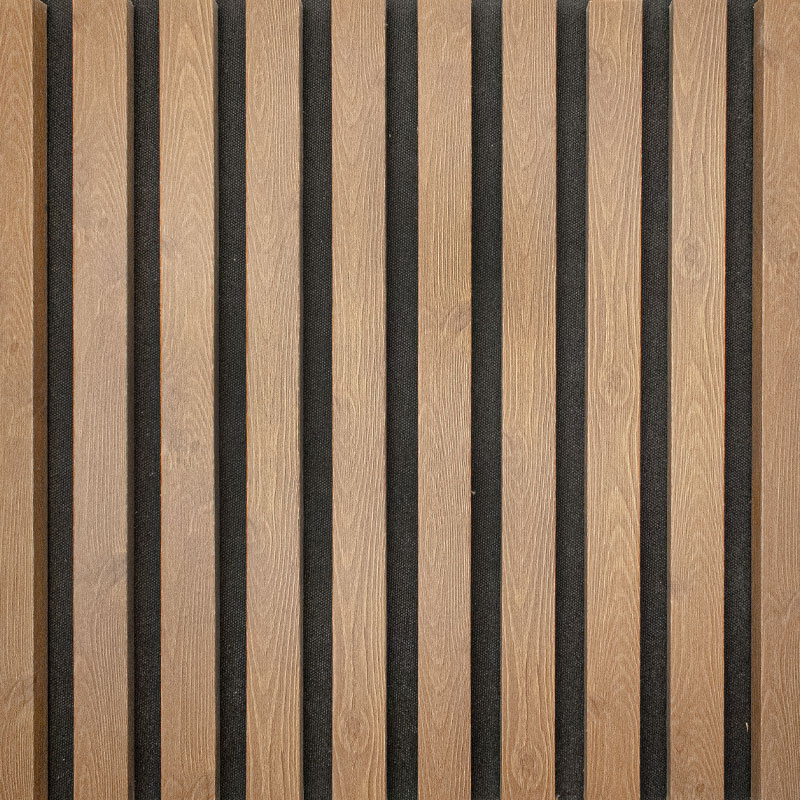دیوارپوش ترمووال پشت فوم دار عسلی تیره 45×45 سانتیمتر