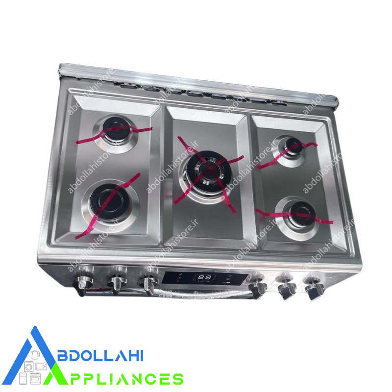 اجاق گاز طرح فر برند تکنو techno مدل 18000 با یکسال گارانتی — تصویر ۳