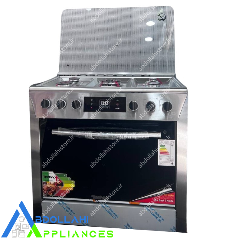 اجاق گاز طرح فر برند تکنو techno مدل 18000 با یکسال گارانتی — تصویر ۲