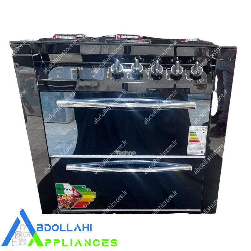 اجاق گاز طرح فر برند تکنو techno مدل 8500 با یکسال گارانتی — تصویر ۲