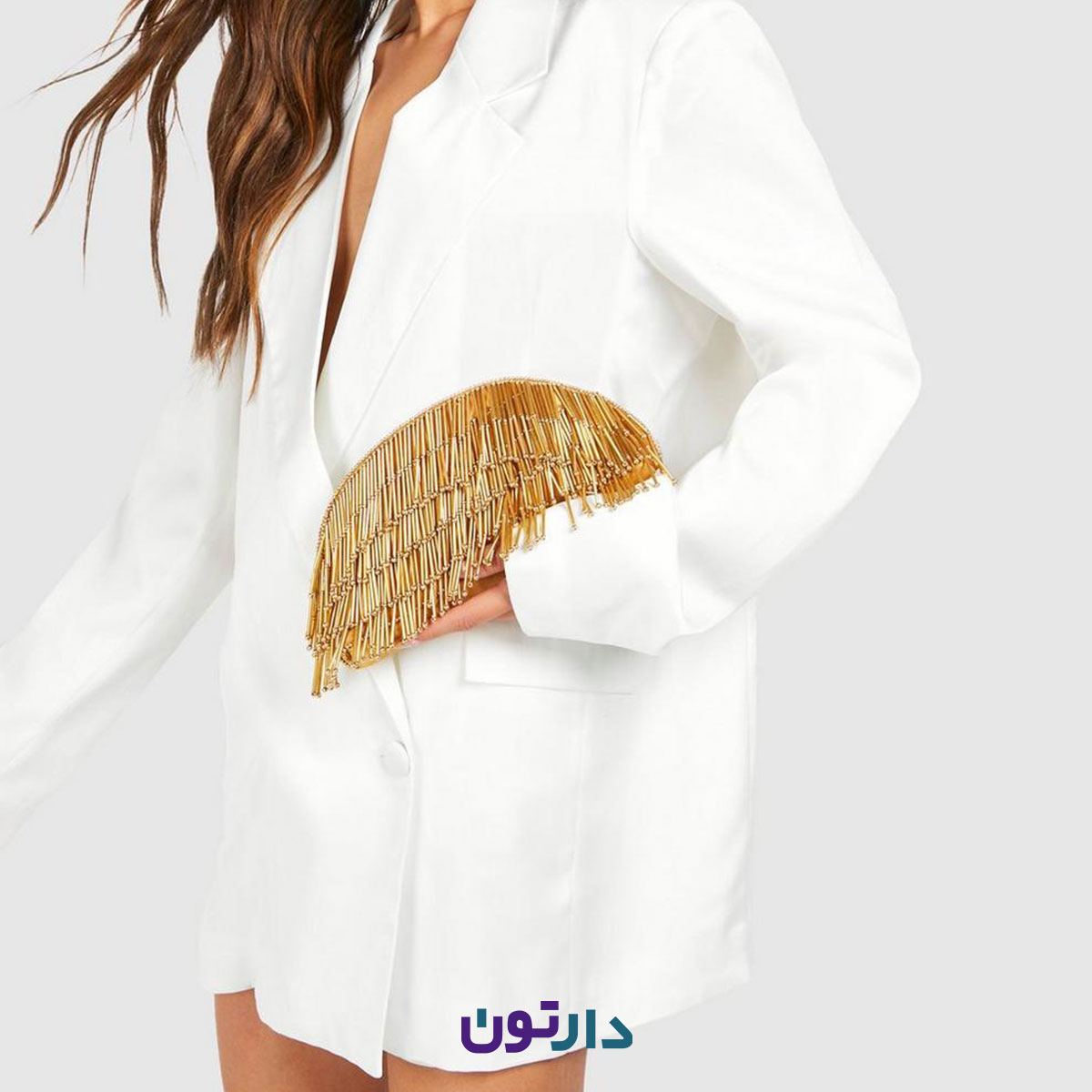 کیف دستی زنانه مجلسی برند boohoo مدل GZZ83302 — تصویر ۳