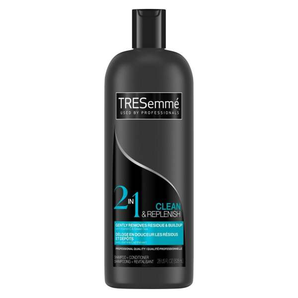 شامپو مو ترزمی مدلTRESemme 2in1 clean حجم 828 میلی لیتر