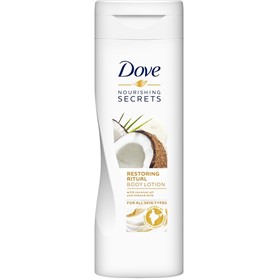 لوسیون بدن نارگیل و بادام داو Dove Nourishing Secrets Restoring Ritual حجم 250 میلی لیتر
