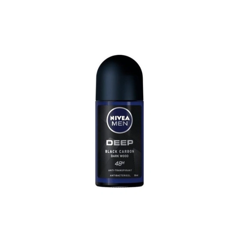 مام رول ضدتعریق مردانه نیوآ مدل Black Carbon Dark Wood حجم ۵۰ میل