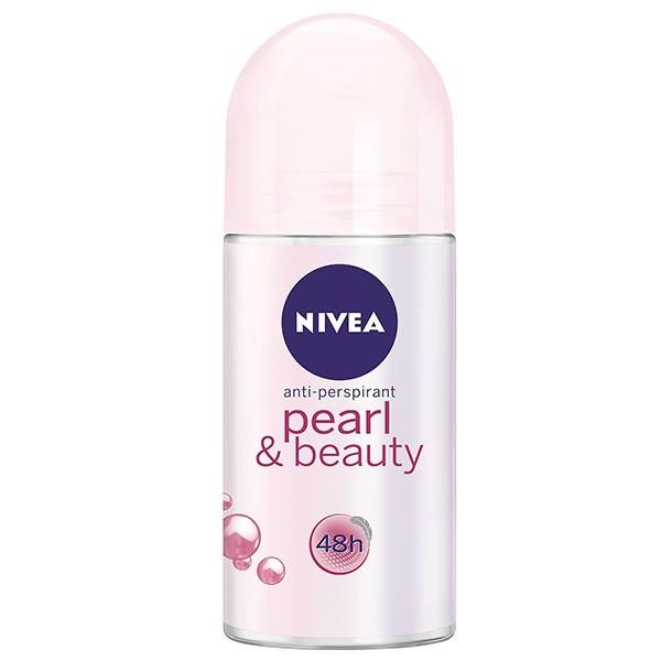 مام رول نیوا ضد تعریق زنانه نیوآ مدل Pearl And Beauty حجم 50 میلی