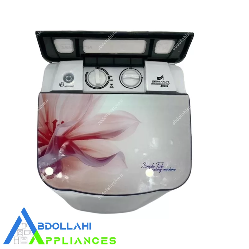 مینی واش 3.5 کیلویی تکشو فریدولین مدل SW35 با موتور پرزگیر و سبد آبگیر (درب شیشه ایی سوپر لوکس) با 24 ماه گارانتی — تصویر ۳