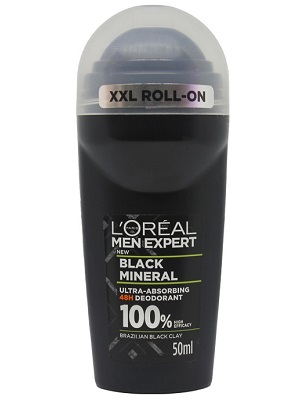 مام رول اورال ضد تعریق Loreal مدل Black Mineral حجم 50 میلی لیتر