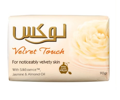 صابون لوکس مدل Velvet Touch مقدار 80 گرم بسته