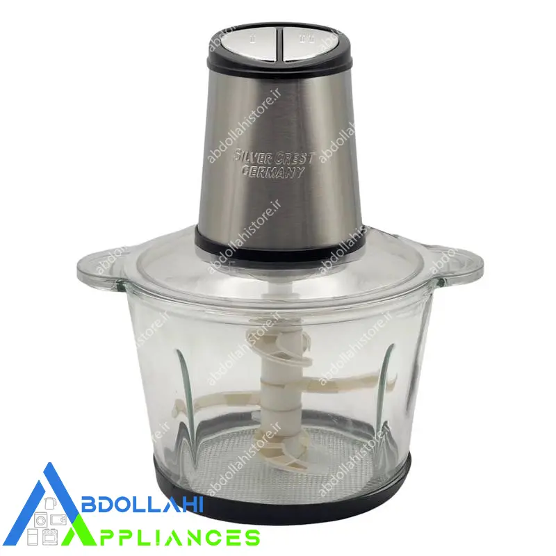 خردکن سیلورکرست SILVER CREST کاسه پیرکس دارای دو تیغ مجزا 3.8 لیتر 3000 وات مدل sl-2023