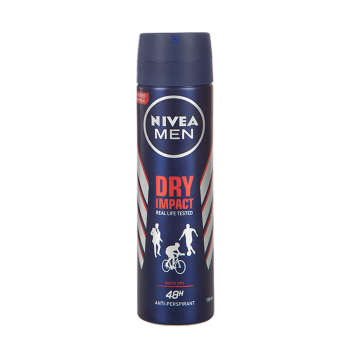 اسپری نیوا ضد تعریق مردانه نیوآ مدل Dry Impact Plus حجم 150 میلی لیتر