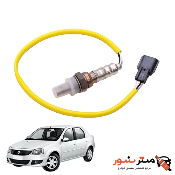 سنسور اکسیژن ال 90 NTK ژاپن سیم زرد اصلی — تصویر ۲