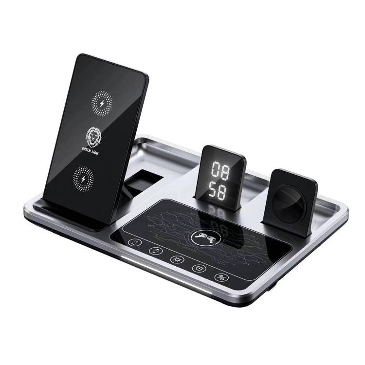 استند شارژر 4 در یک گرین لاین Green Lion 4 in 1 Wireless Charging Station 15W