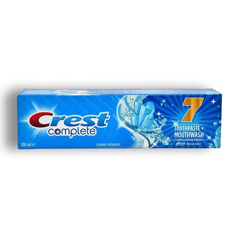 خمیر دندان کرست CREST مدل COMPLETE 7 یخی آلمانی 100 میل — تصویر ۲
