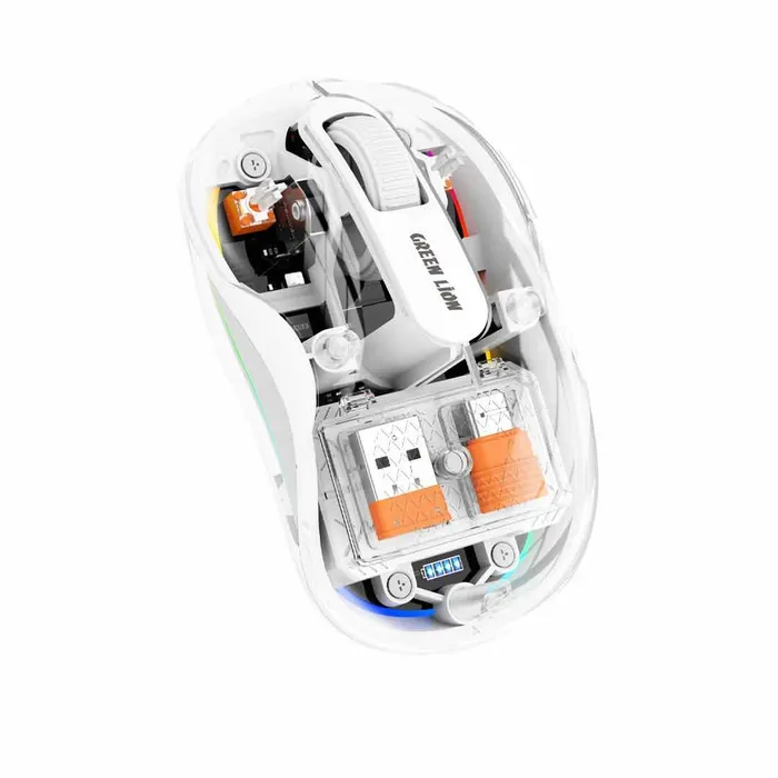موس ترنسپرنت گرین لاین مدل Green Lion Wireless Turtle Mouse 2400DPI — تصویر ۳