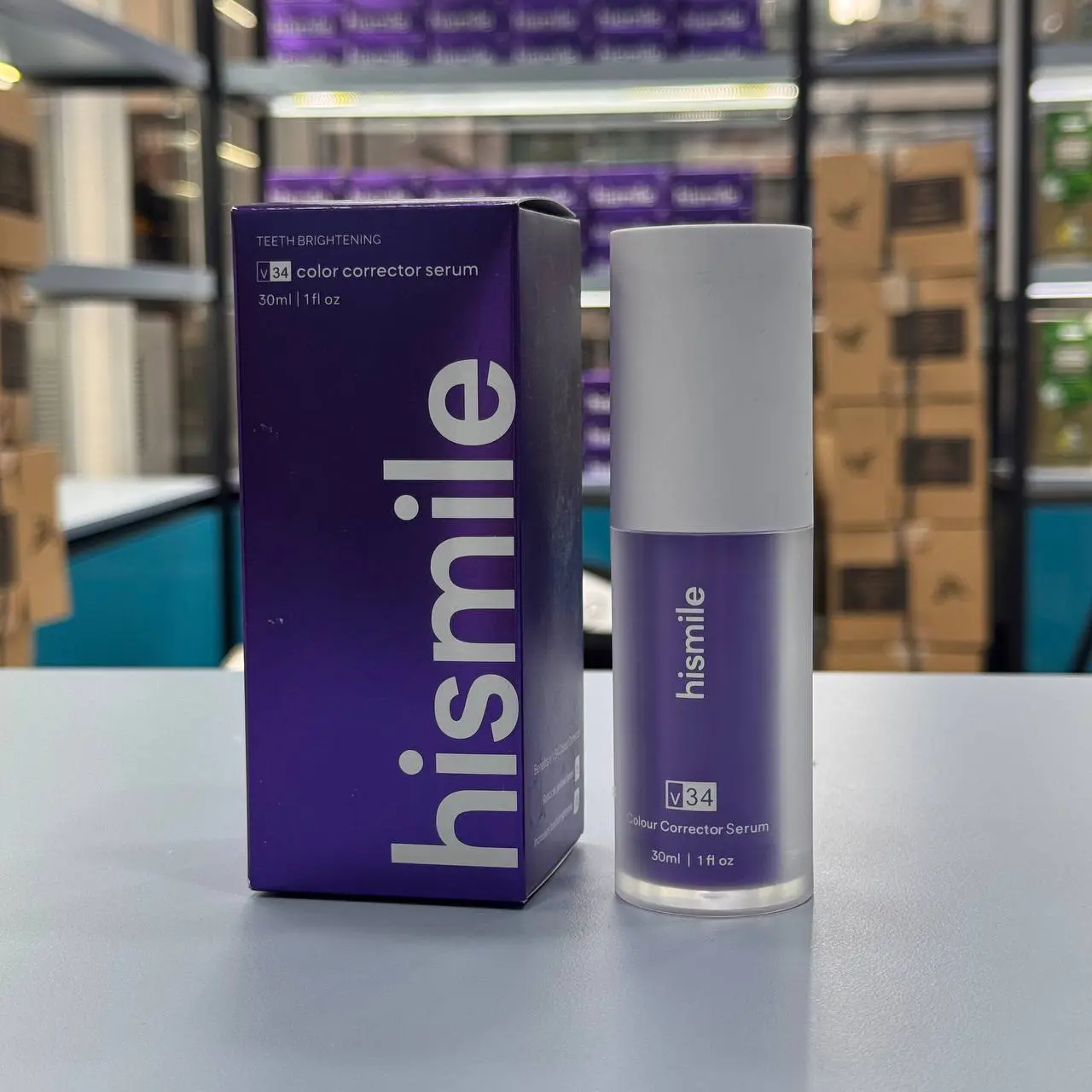 خمیر دندان سفید کننده های اسمایل مدل hismile v34 حجم 30 میل — تصویر ۵