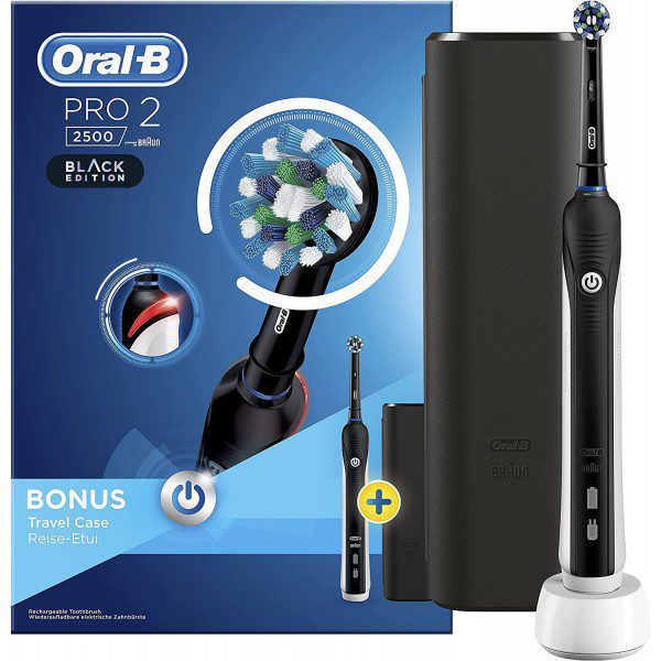 مسواک برقی اورال بی مدل pro 2500 مشکی — تصویر ۴