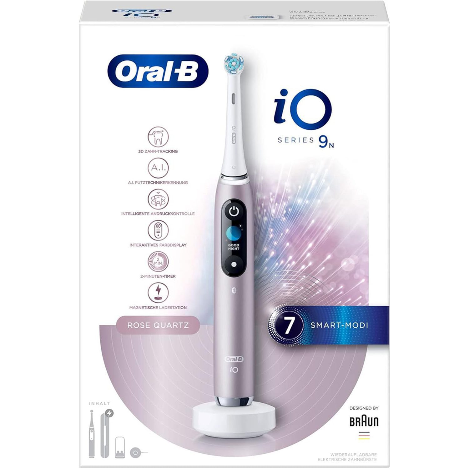 مسواک برقی اورال بی Oral-B iO Series 9 رنگ بنفش — تصویر ۲