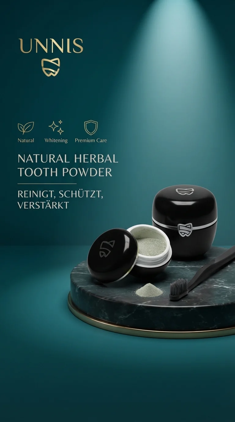 پودر جرم گیر و سفیدکننده دندان اونیس مدل Unnis Tooth Cleaning Powder — تصویر ۳