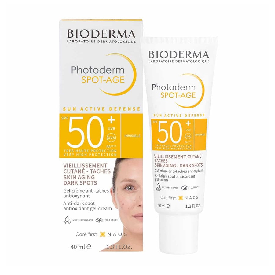 ژل کرم ضد آفتاب و ضد لک و ضدچروک بایودرما مدل Spot-Age با SPF50 حجم 40 میل — تصویر ۳