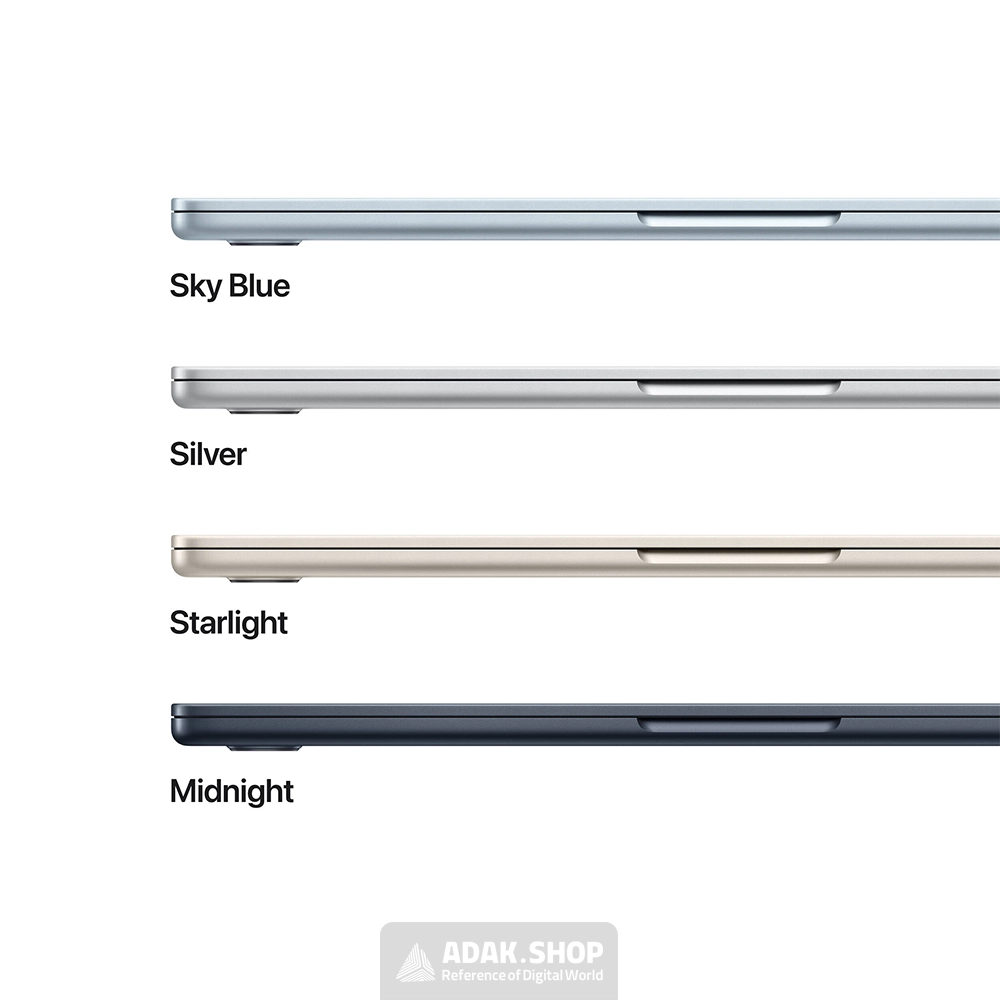 لپ تاپ اپل MacBook Air 13 MDHA4 M5 16GB 512GB 10CORE GPU IPS — تصویر ۴
