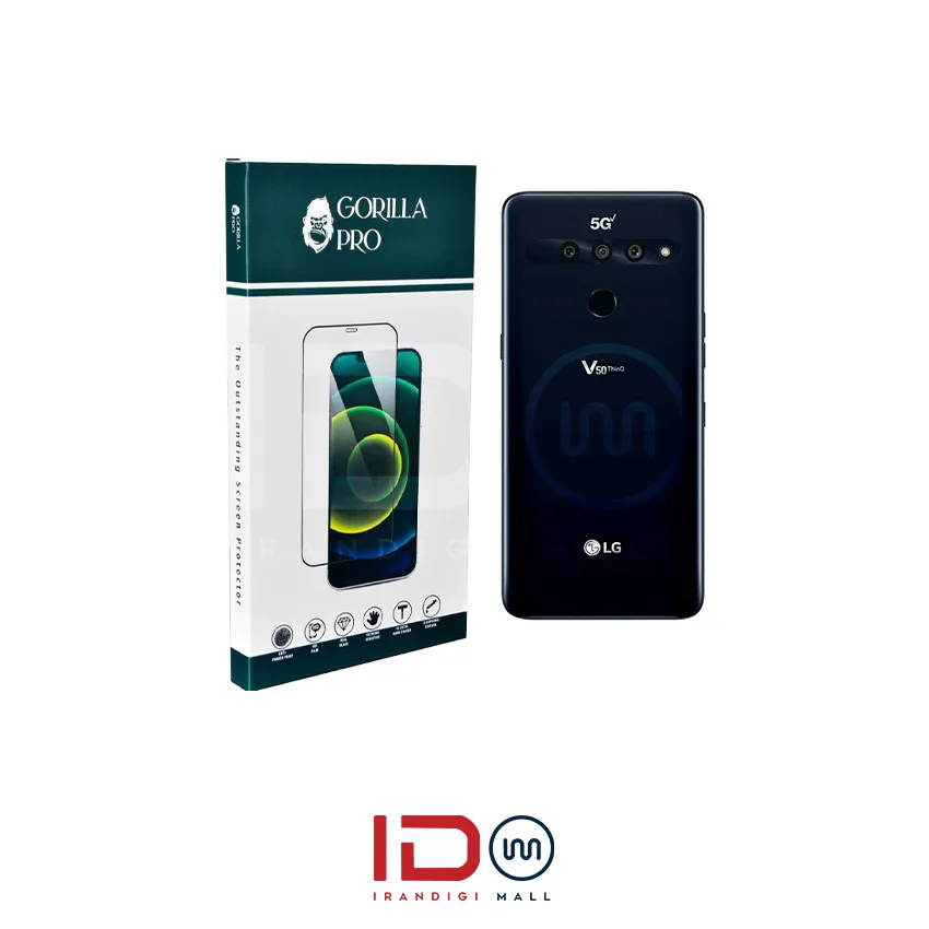 گلس و محافظ هیدروژلی (پرایوسی) نمایشگر گوشی ال جی مدل LG V50 ThinQ — تصویر ۸