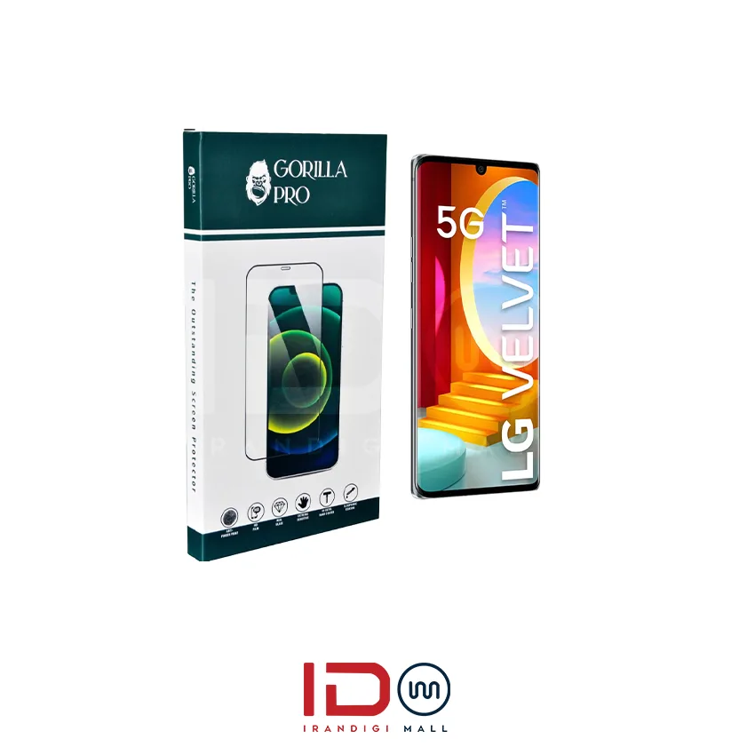 گلس و محافظ هیدروژلی (پرایوسی) نمایشگر گوشی ال جی مدل LG VELVET