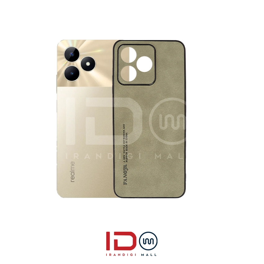 قاب چرمی لاکچری گوشی ریلمی مدل REALME C51 برند FANOYA — تصویر ۳