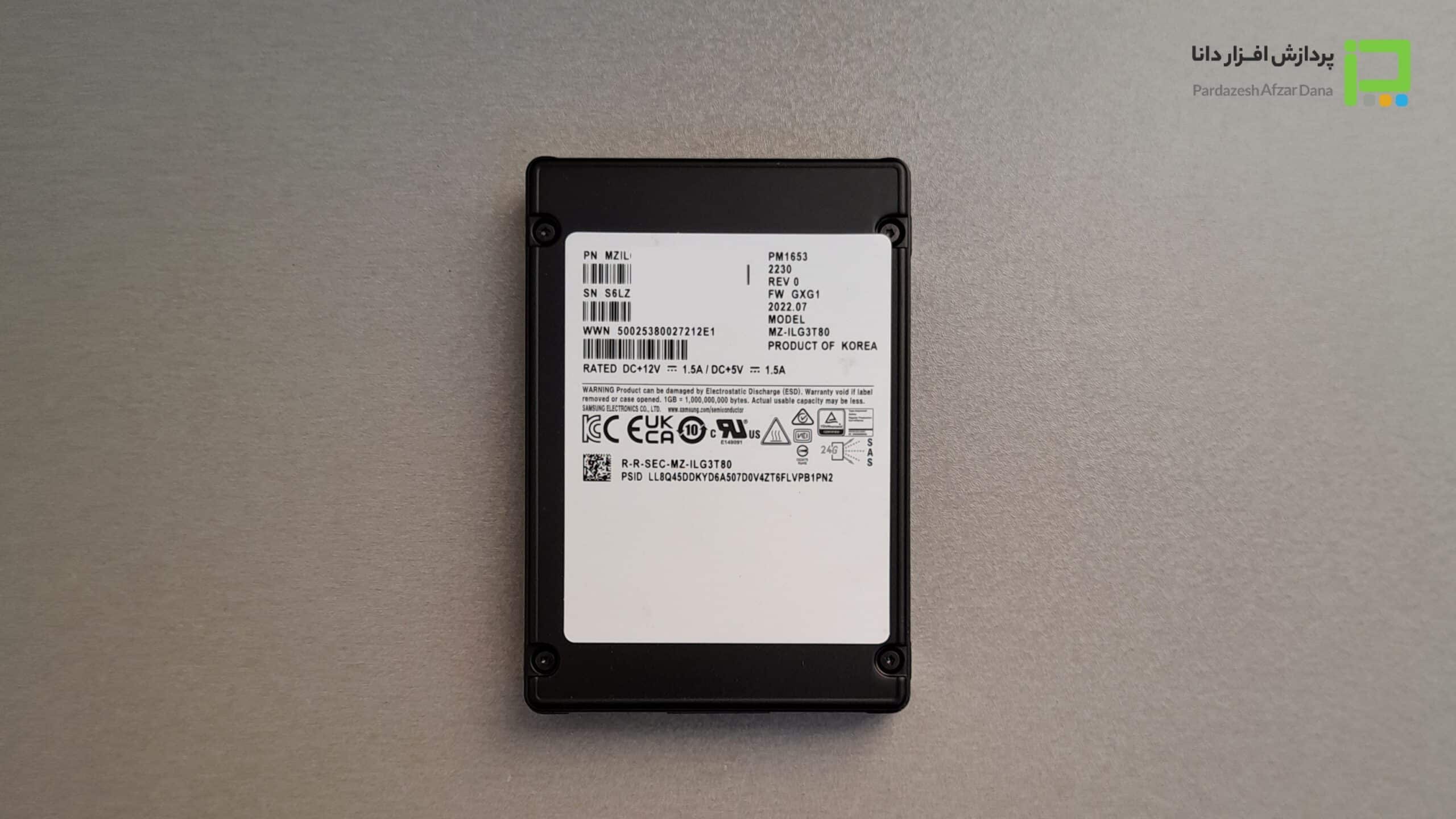 Samsung PM1653 960GB SAS 24Gb/s Enterprise SSD