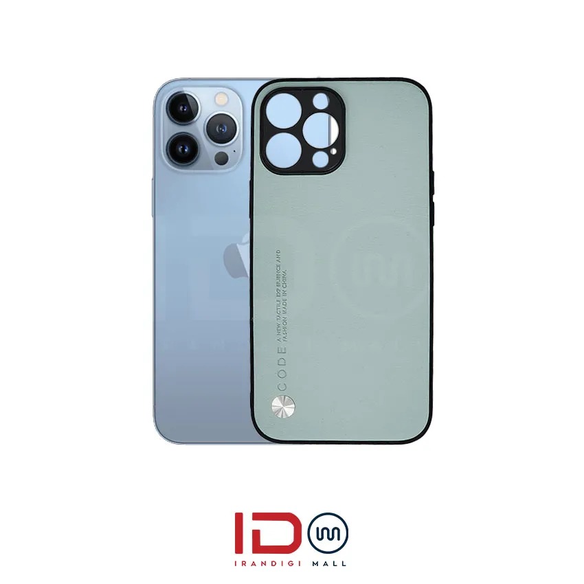 قاب چرمی لاکچری گوشی آیفون مدل IPHONE 14 PRO MAX برند CODE