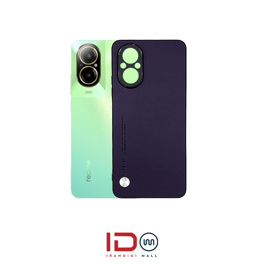 قاب چرمی لاکچری گوشی ریلمی مدل REALME C67 برند CODE — تصویر ۳